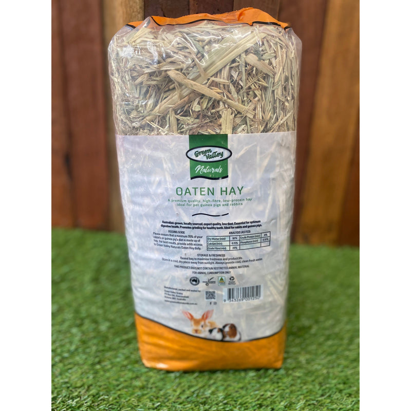 Green Valley Naturals Oaten Hay for Small Animals 11L (+_+)