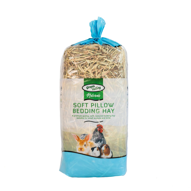 Green Valley Naturals Soft Pillow Bedding Hay for Small Animals and Birds 11L (+_+)-Habitat Pet Supplies