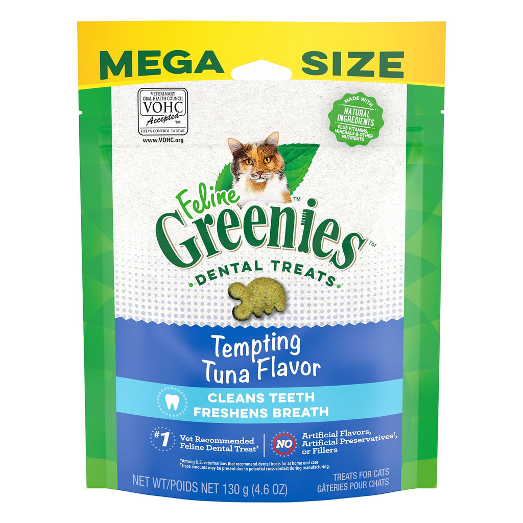 Greenies Cat Dental Treats Tempting Tuna 130g-Habitat Pet Supplies