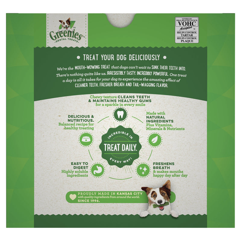 Greenies Dog Original Dental Treats for Regular Dogs Value Pack 1kg