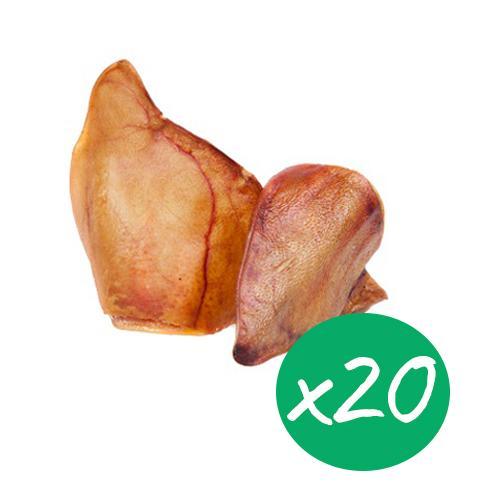 Habitat Naturals Pigs Ears Dog Treat 20 Pack