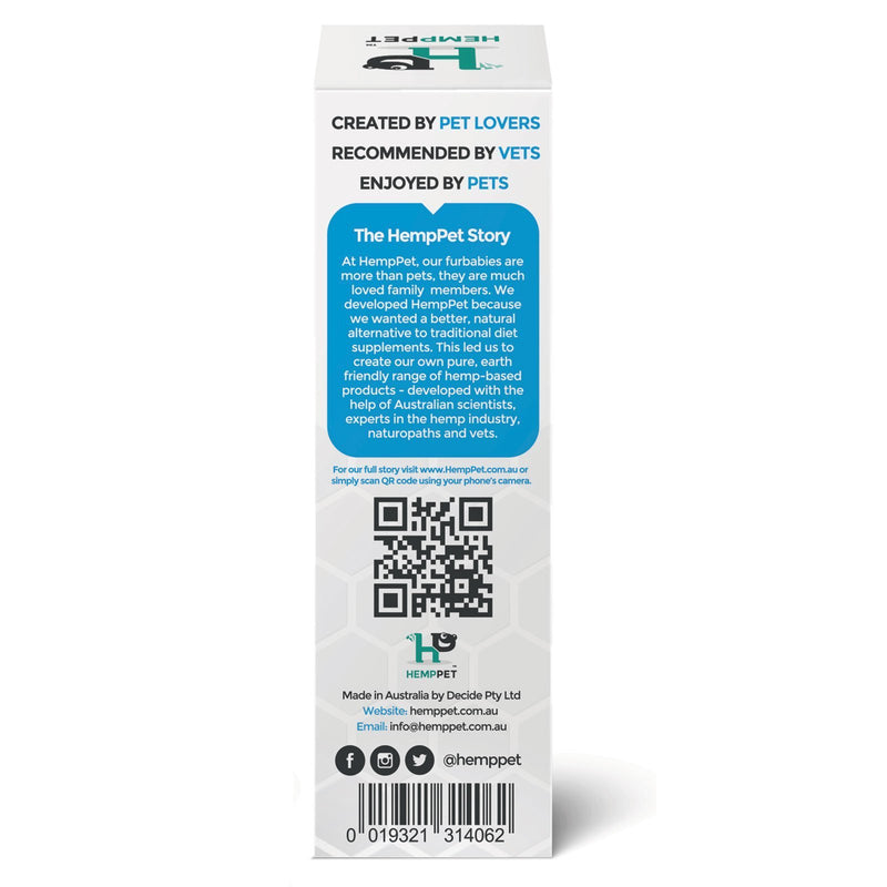 HempPet Hemp Oil Blend Supplement for Dogs 100ml