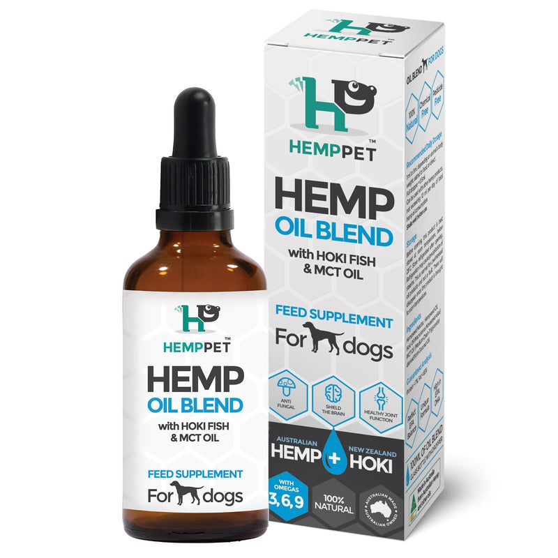 HempPet Hemp Oil Blend Supplement for Dogs 100ml-Habitat Pet Supplies