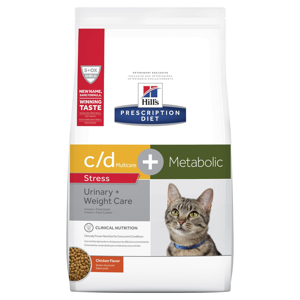 Hills Prescription Diet Cat c/d Multicare Stress + Metabolic Dry Food 2.8kg-Habitat Pet Supplies