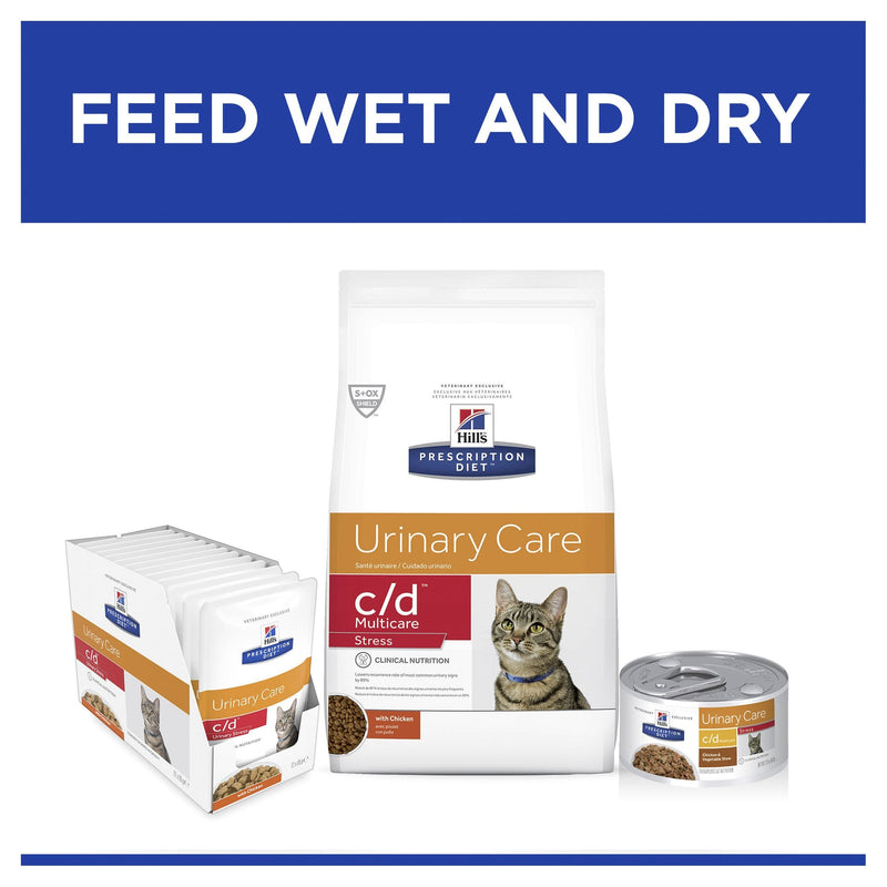 Hills Prescription Diet Cat c/d Multicare Urinary Care Stress Dry Food 7.98kg