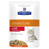 Hills Prescription Diet Cat c/d Multicare Urinary Stress Chicken Wet Food Pouch 85g-Habitat Pet Supplies