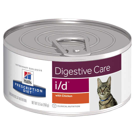 Hills Prescription Diet Cat i/d Digestive Care Chicken Wet Food 156g