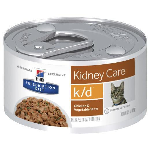 Hills Prescription Diet Cat k/d Kidney Care Chicken and Vegetable Stew Wet Food 82g