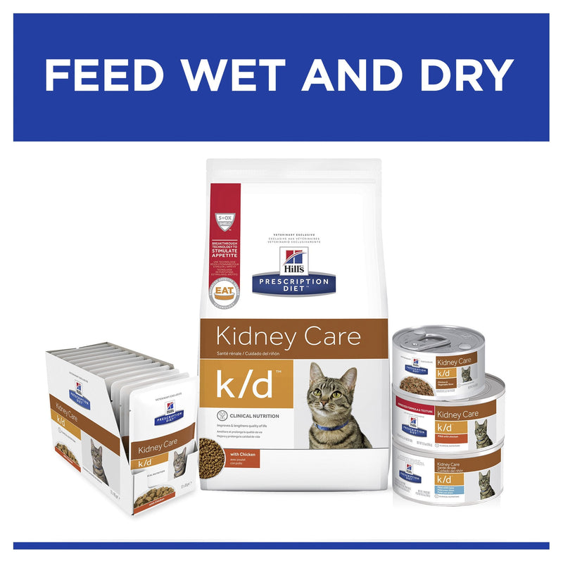 Hills Prescription Diet Cat k/d Kidney Care Dry Food 1.8kg