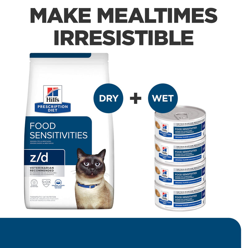 Hills Prescription Diet Cat z/d Skin/Food Sensitivities Dry Food 1.8kg