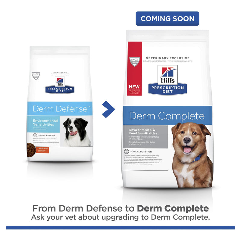 Hills Prescription Diet Dog Derm Complete Dry Food 2.94kg