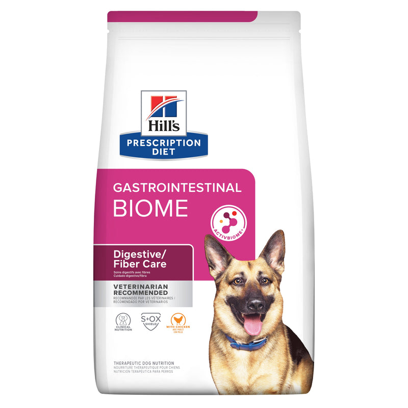 Hills Prescription Diet Dog Gastrointestinal Biome Digestive/Fibre Care Dry Food 3.6kg-Habitat Pet Supplies