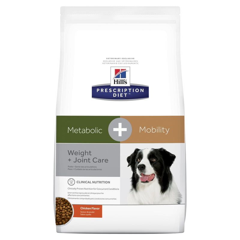 Hills Prescription Diet Dog Metabolic + Mobility Weight and Joint Care Dry Food 3.86kg-Habitat Pet Supplies