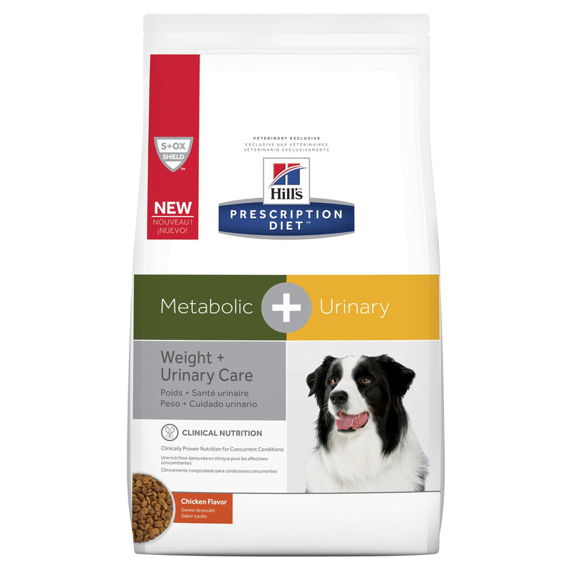Hills Prescription Diet Dog Metabolic + Urinary Weight and Urinary Care Dry Food 3.85kg-Habitat Pet Supplies