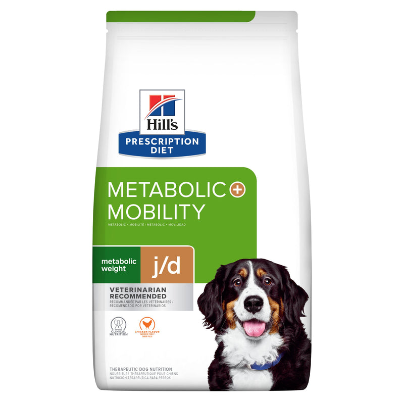 Hills Prescription Diet Dog Metabolic Weight + j/d Mobility Care Dry Food 10.8kg-Habitat Pet Supplies