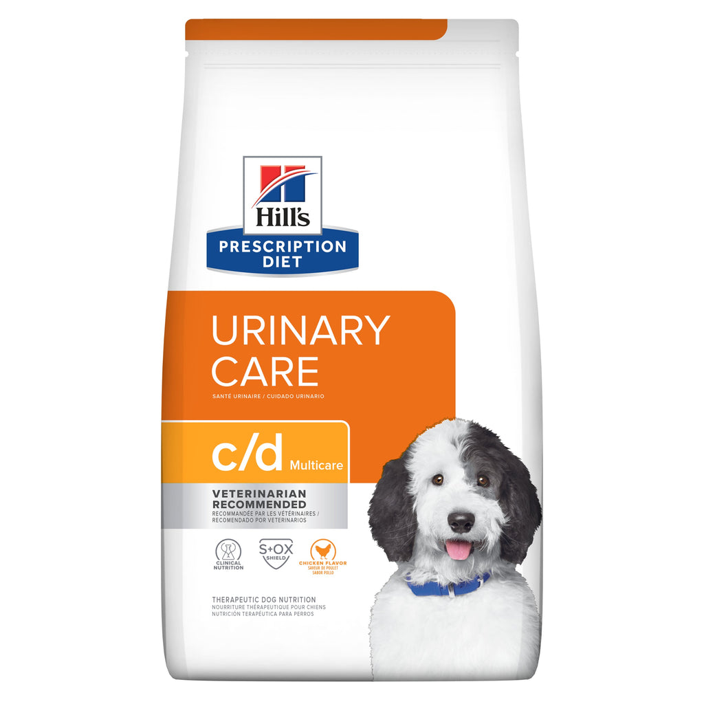 Hills Prescription Diet Dog c/d Multicare Urinary Care Dry Food 3.85kg-Habitat Pet Supplies