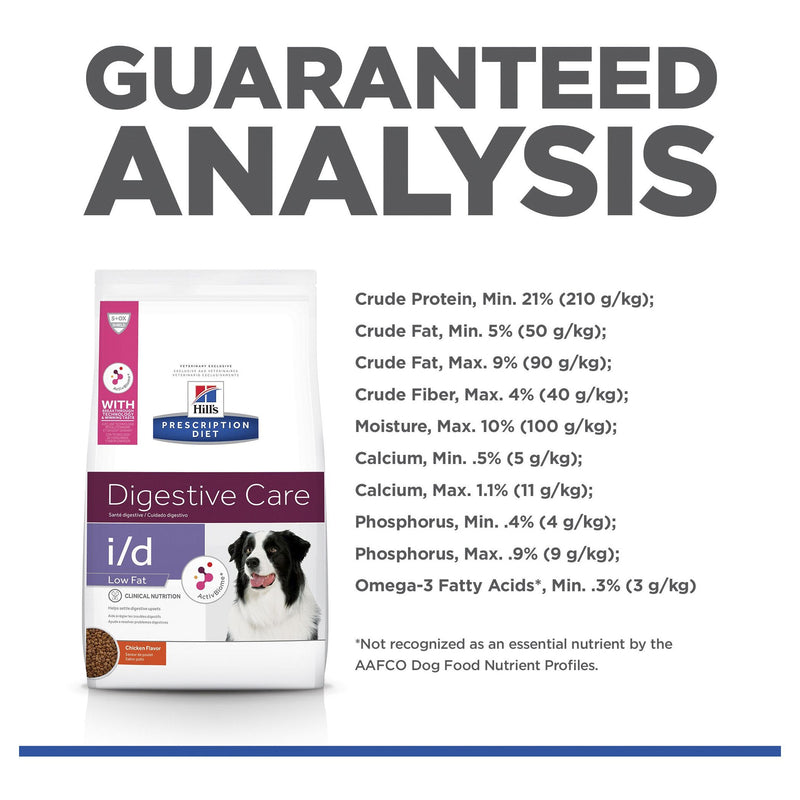 Hills Prescription Diet Dog i/d Low Fat Digestive Care Dry Food 7.98kg