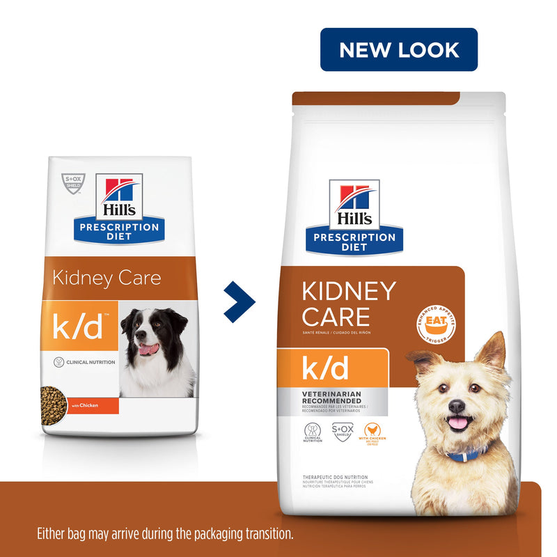 Hills Prescription Diet Dog k/d Kidney Care Dry Food 3.85kg