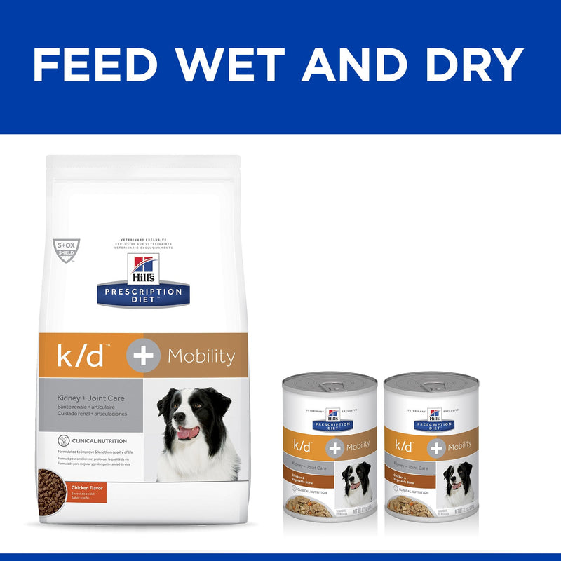 Hills Prescription Diet Dog k/d + Mobility Kidney and Joint Care Dry Food 8.48kg