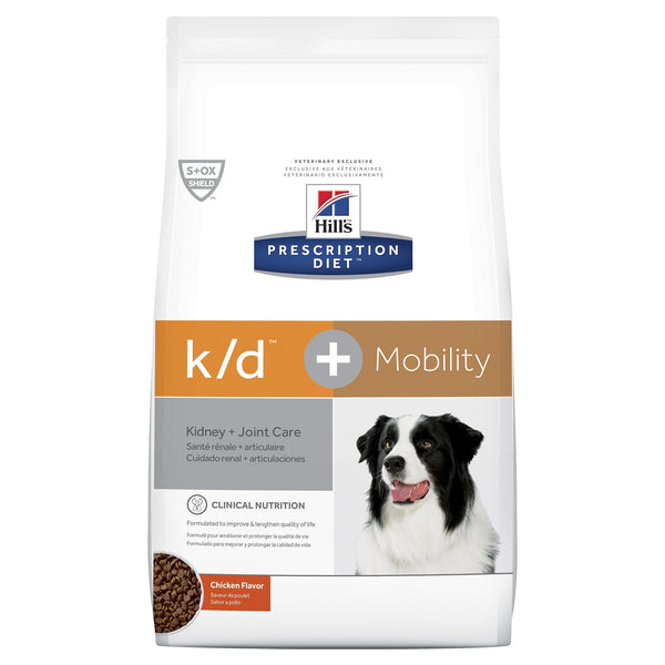 Hills Prescription Diet Dog k d Mobility Kidney and Joint Care Dry Food 8.48kg Habitat Pet Supplies