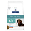 Hills Prescription Diet Dog t/d Dental Care Small Bites Dry Food 2.25kg-Habitat Pet Supplies