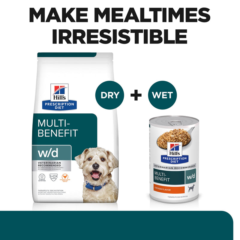 Hills Prescription Diet Dog w/d Multi-Benefit Dry Food 12.5kg