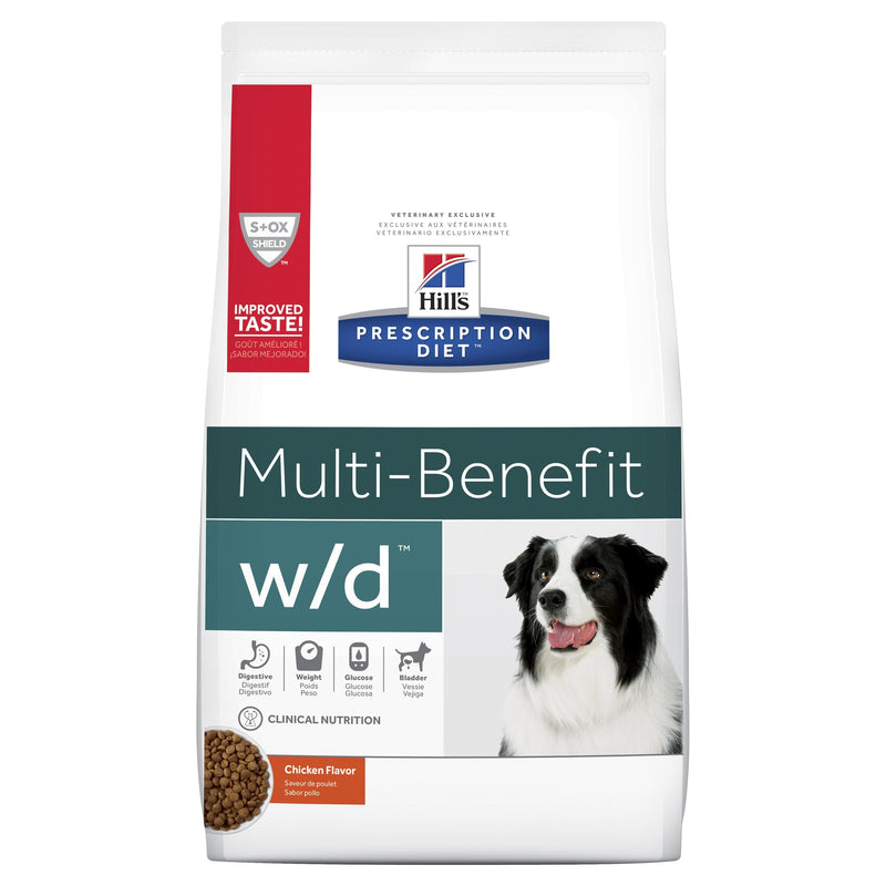Hills Prescription Diet Dog w/d Multi-Benefit Dry Food 3.85kg-Habitat Pet Supplies