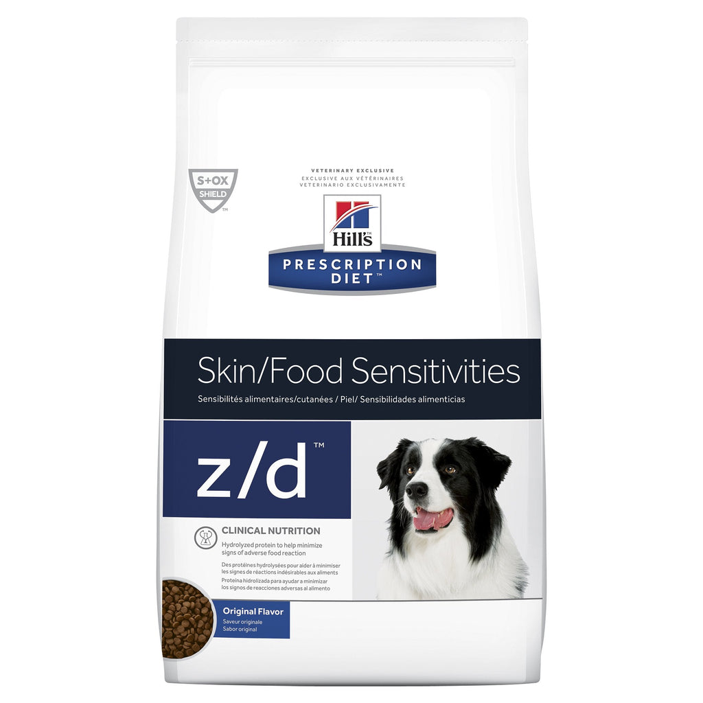 Hills Prescription Diet Dog z/d Skin/Food Sensitivities Dry Food 11.3kg-Habitat Pet Supplies
