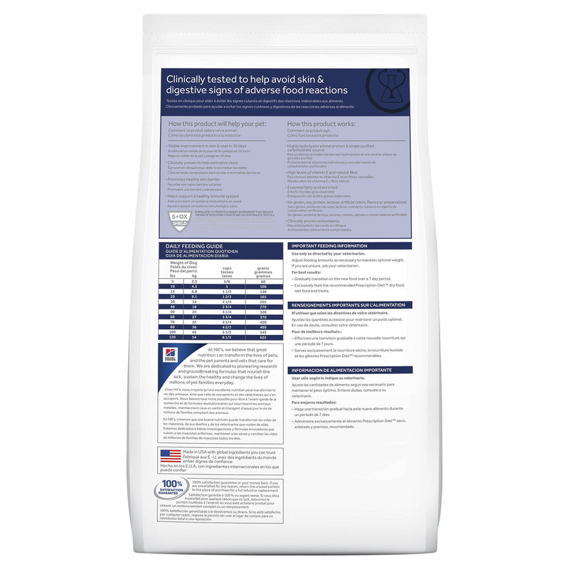Hills Prescription Diet Dog z/d Skin/Food Sensitivities Dry Food 7.98kg