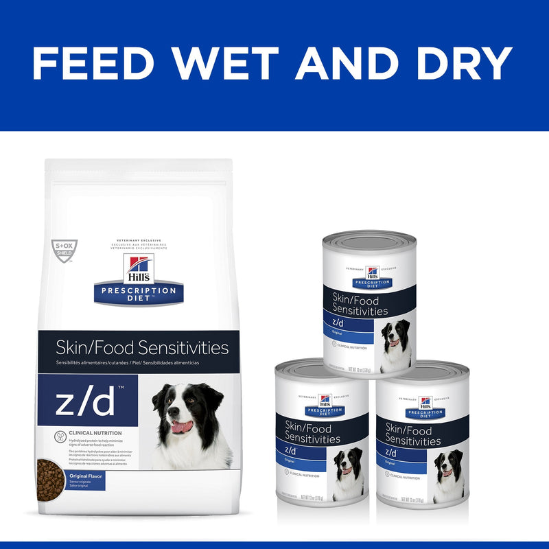 Hills Prescription Diet Dog z/d Skin/Food Sensitivities Dry Food 7.98kg