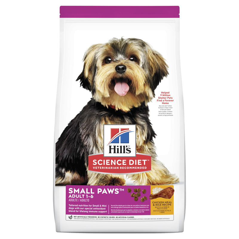 Hills Science Diet Adult Small Paws Chicken Dry Dog Food 1.5kg-Habitat Pet Supplies