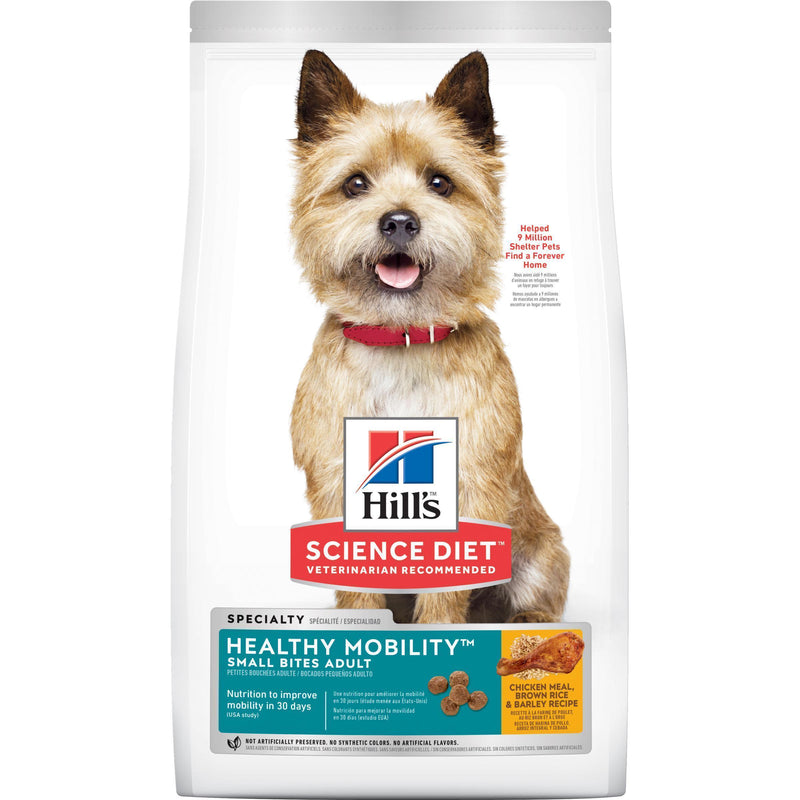 Hills Science Diet Healthy Mobility Small Bites Adult Dry Dog Food 7.03kg-Habitat Pet Supplies