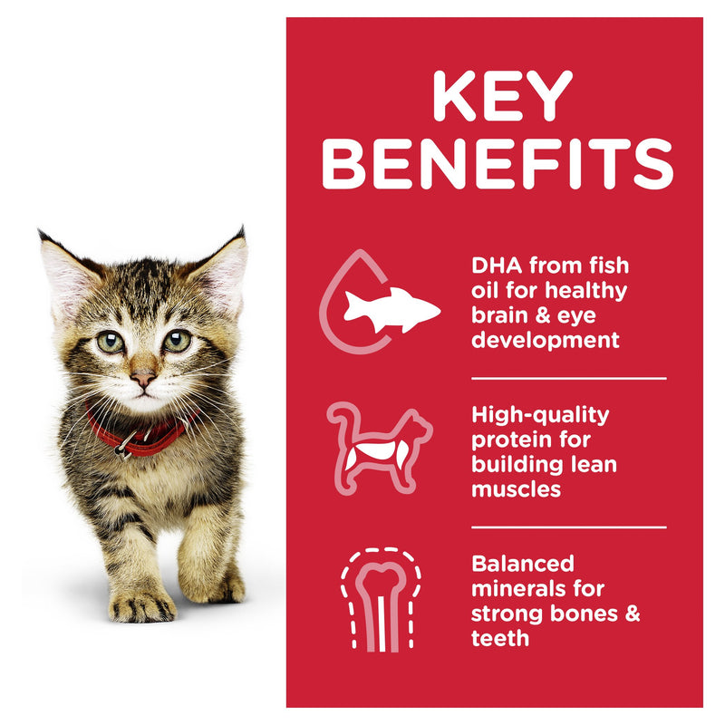 Hills Science Diet Kitten Healthy Development Chicken Cat Food Pouches 85g x 12