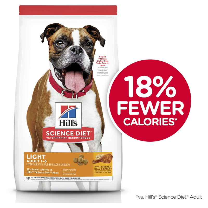 Hills Science Diet Light Adult Dry Dog Food 12kg^^^