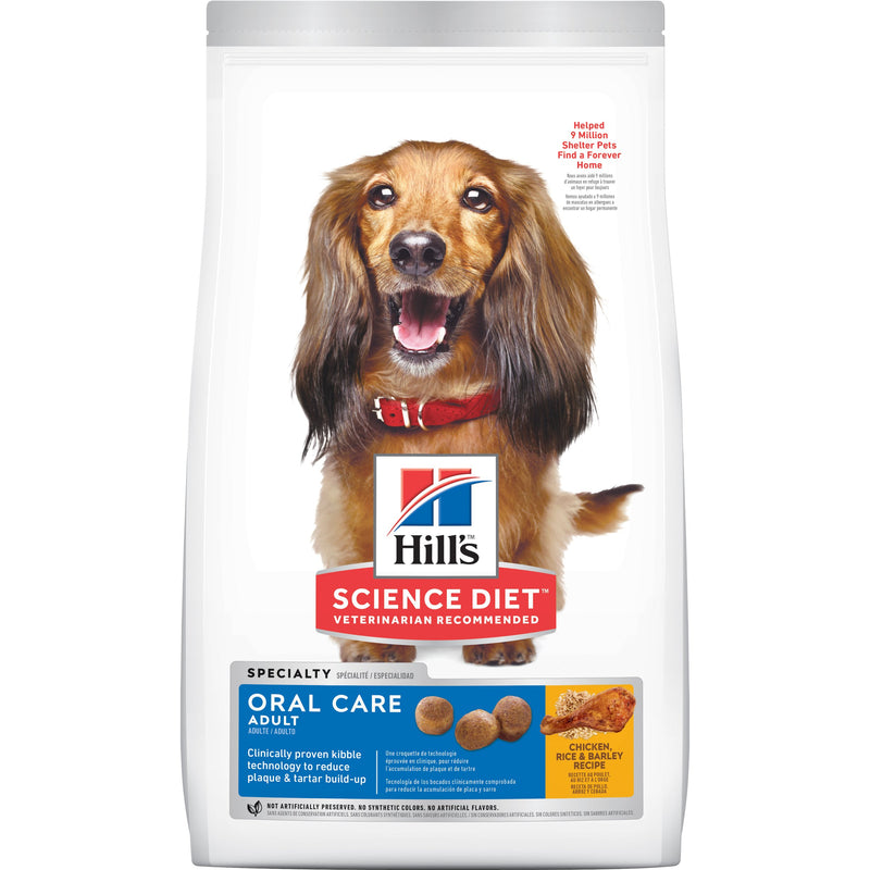 Hills Science Diet Oral Care Adult Dry Dog Food 12kg-Habitat Pet Supplies