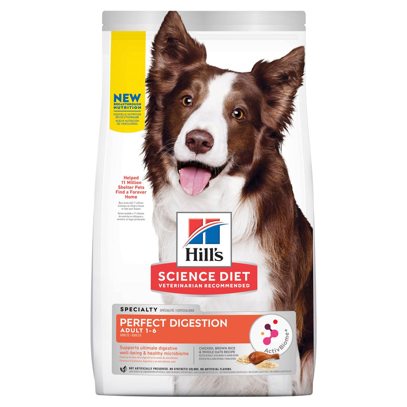 Hills Science Diet Perfect Digestion Dry Dog Food 1.59kg-Habitat Pet Supplies