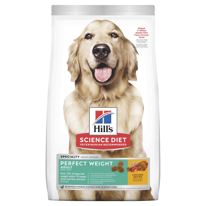 Hills Science Diet Perfect Weight Adult Dry Dog Food 12.9kg-Habitat Pet Supplies