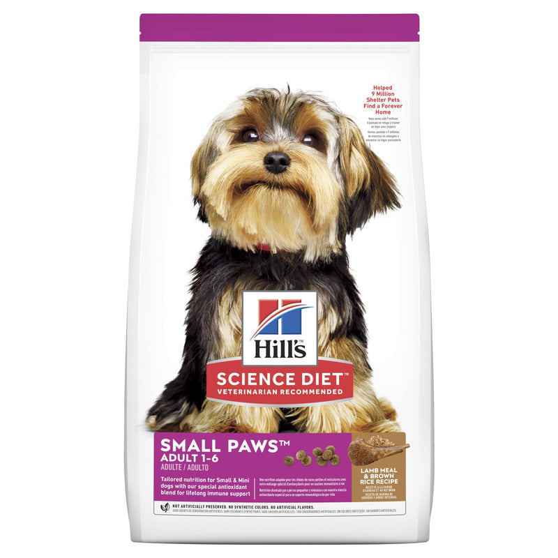 Hills Science Diet Small Paws Lamb and Rice Dry Dog Food 2.04kg-Habitat Pet Supplies