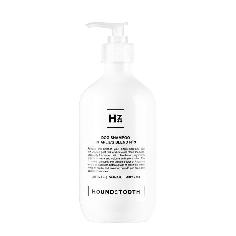 Houndztooth Charlies Blend No.3 Goat Milk Dog Shampoo 500ml (+_+)-Habitat Pet Supplies