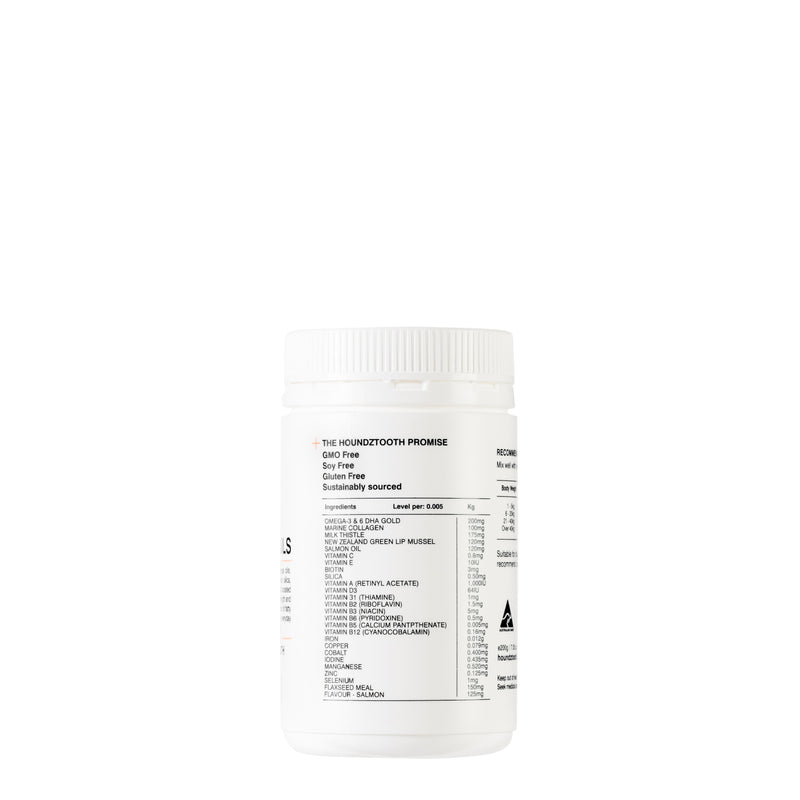 Houndztooth Coat, Skin & Nails Health Supplement 200g ^._.^