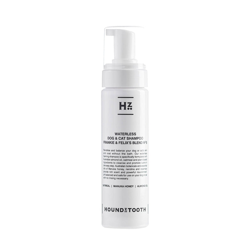 Houndztooth Frankie and Felixs Blend No.5 Waterless Shampoo for Cats and Dogs 150ml (+_+)-Habitat Pet Supplies