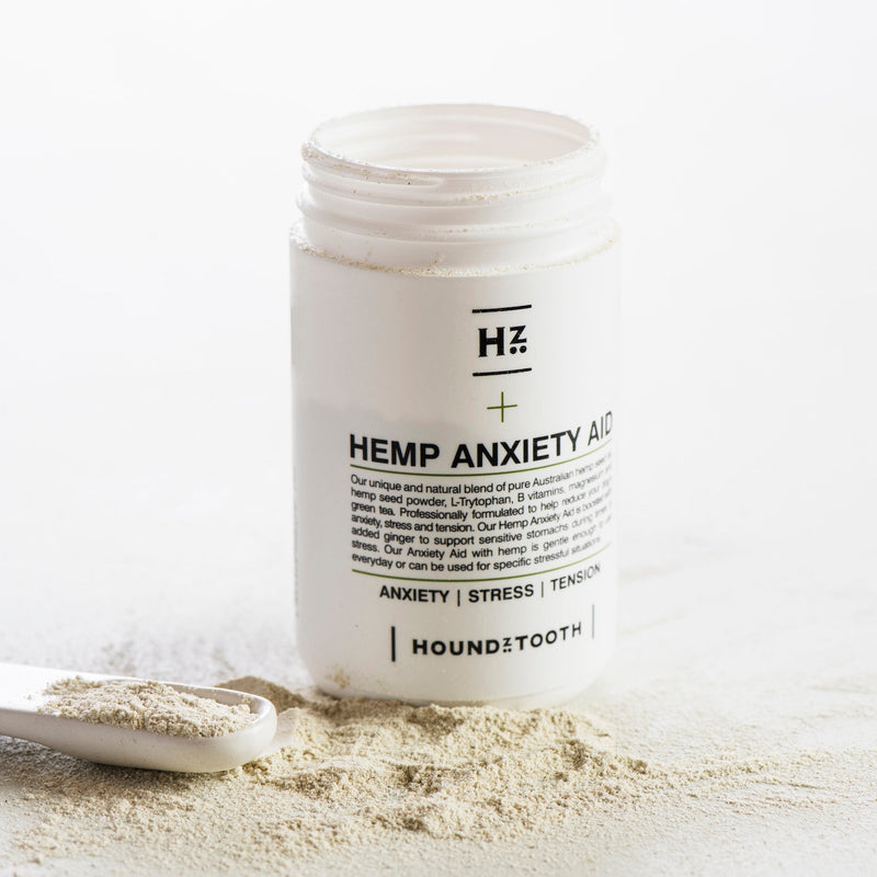 Houndztooth Hemp Anxiety Aid Health Supplement 200g