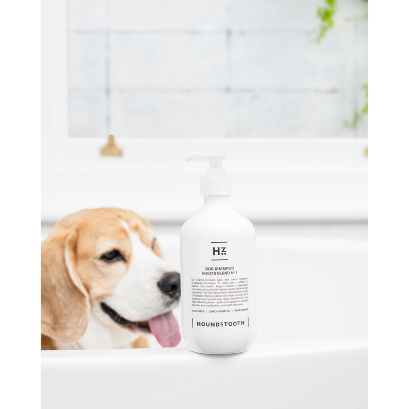 Houndztooth Hugos Blend No.1 Goat Milk Dog Shampoo 500ml (+_+)