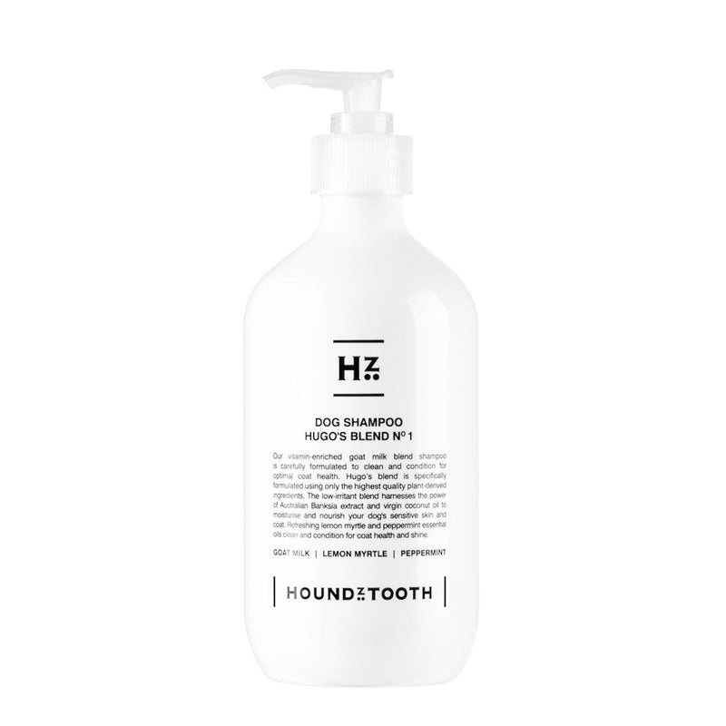 Houndztooth Hugos Blend No.1 Goat Milk Dog Shampoo 500ml (+_+)-Habitat Pet Supplies