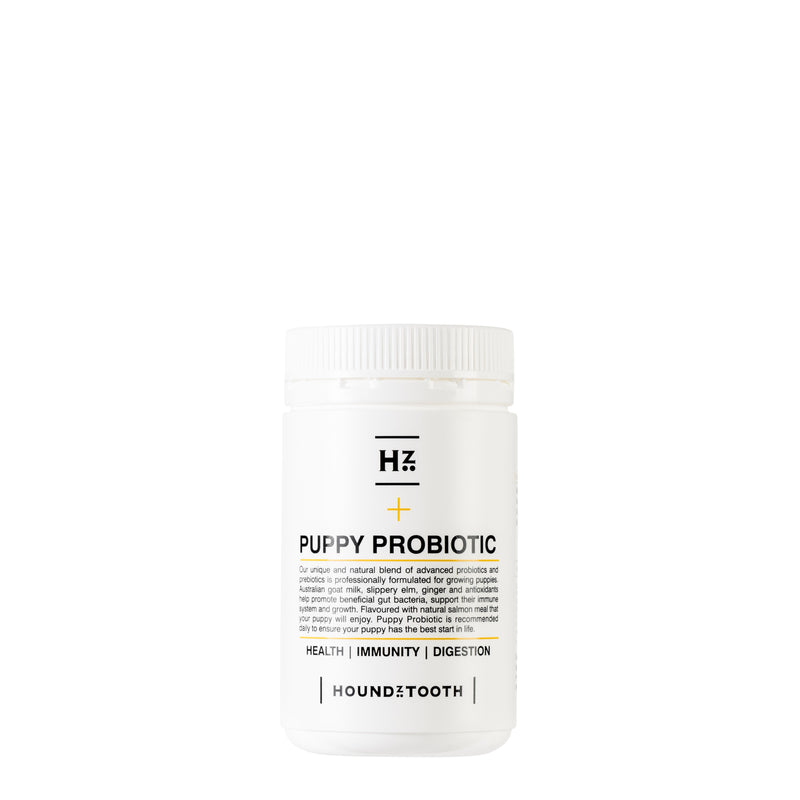 Houndztooth Puppy Probiotic Health Supplement 200g-Habitat Pet Supplies