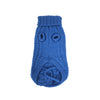 Huskimo French Knit Dog Jumper Indigo Blue 27cm