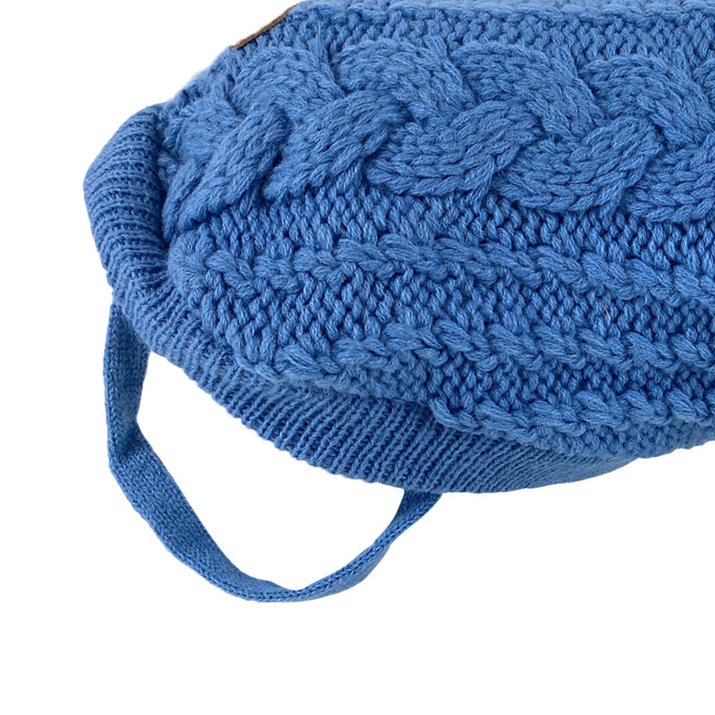 Huskimo French Knit Dog Jumper Indigo Blue 60cm*