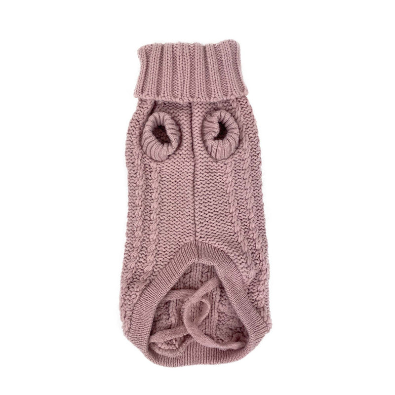 Huskimo French Knit Dog Jumper Rose Pink 27cm*
