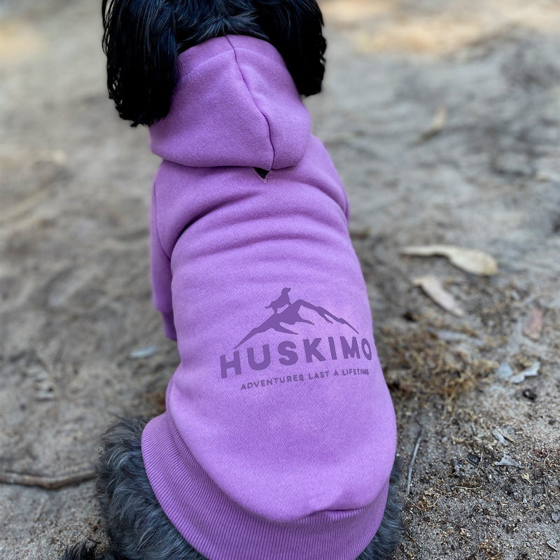 Huskimo Hartz Peak Dog Hoodie Lilac 27cm