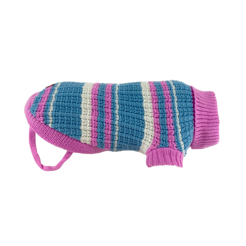 Huskimo Ski Lodge Dog Jumper Pink 33cm*-Habitat Pet Supplies